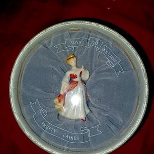 Royal Doulton Miniature Figurine, Pretty Ladies